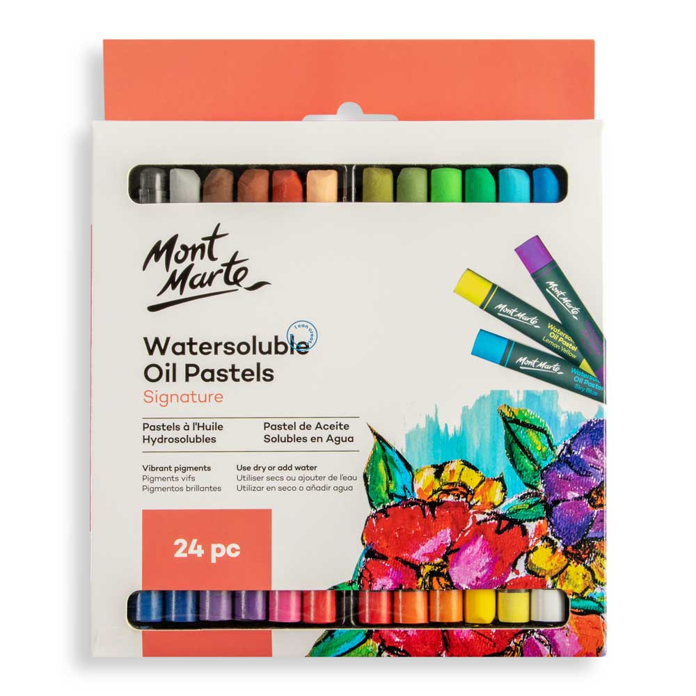 Mont Marte Watersoluble Oil Pastels Signature 24Pc