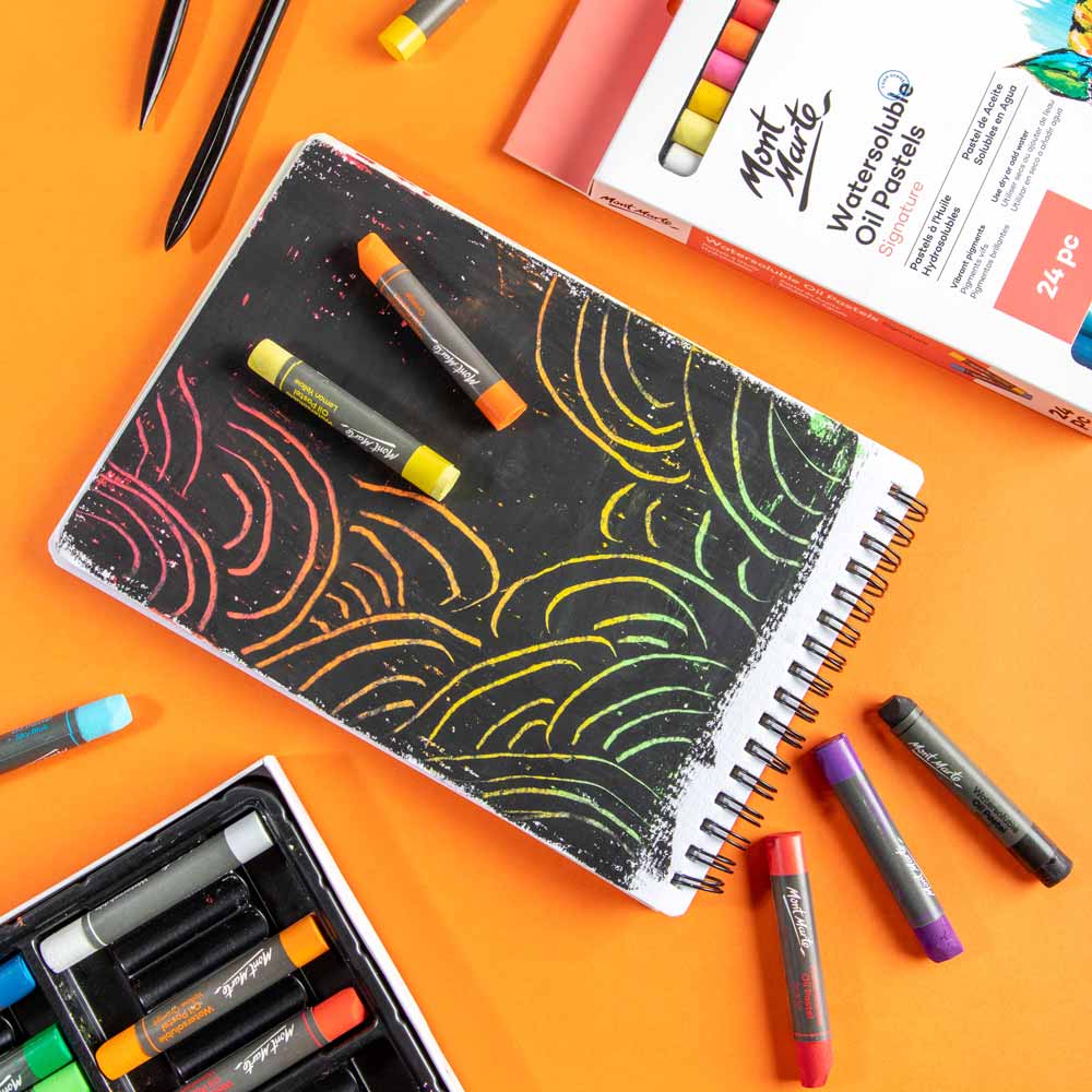 Mont Marte Watersoluble Oil Pastels Signature 24Pc