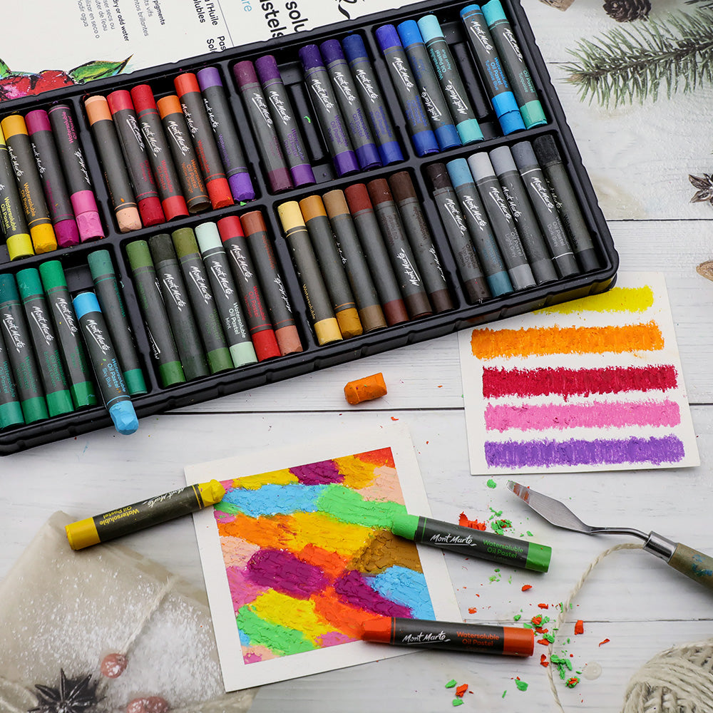 Mont Marte Watersoluble Oil Pastels Signature 48Pc