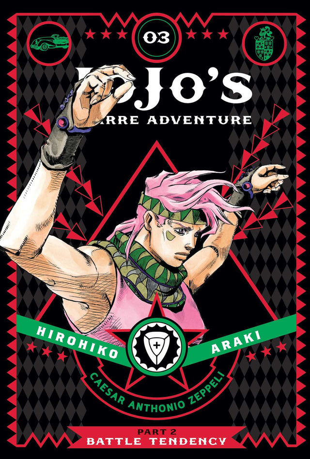 Cover image of JoJo's Bizarre Adventure: Part 2--Battle Tendency, Vol. 3