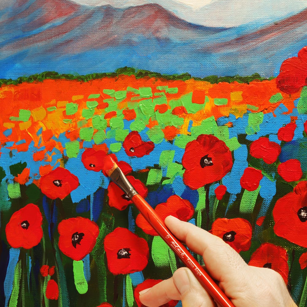 Mont Marte Acrylic Colour Paint Set Signature 8Pc X 75Ml 2 54Oz