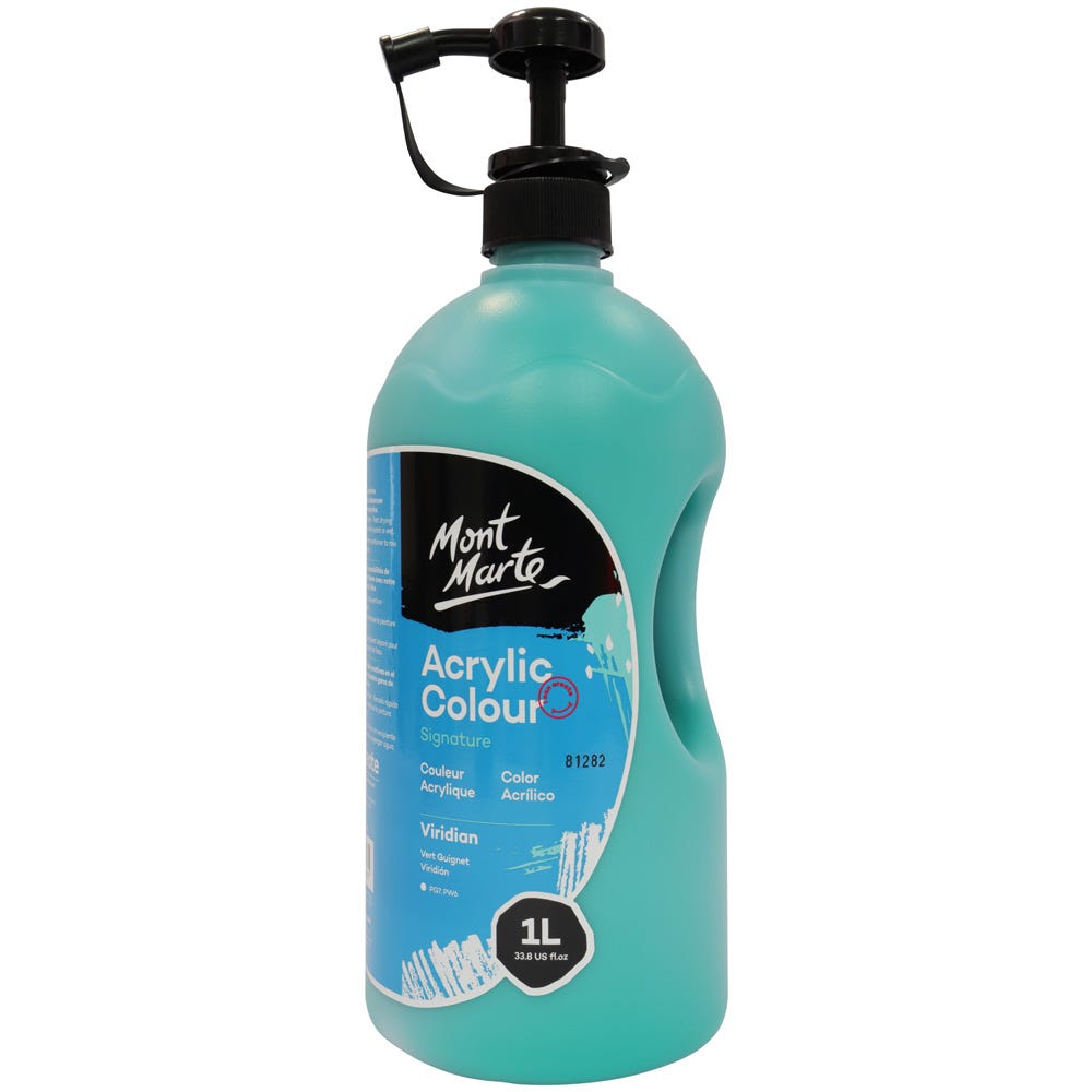 Mont Marte Acrylic Colour Signature 1L - Viridian