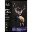 Mont Marte Black Paper Sketch Pad Signature 140Gsm A3 25 Sheet