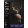 Mont Marte Black Paper Sketch Pad Signature 140Gsm A5 25 Sheet