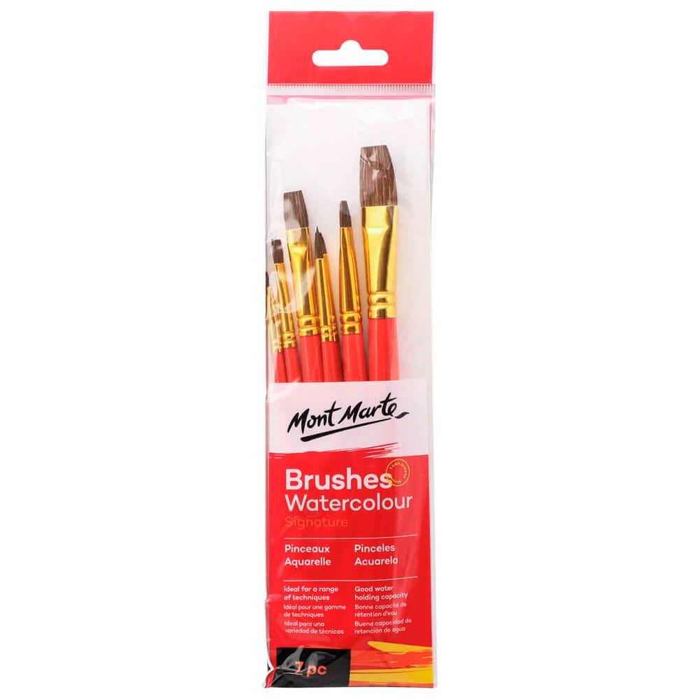 Mont Marte Watercolour Brushes Signature 7Pc