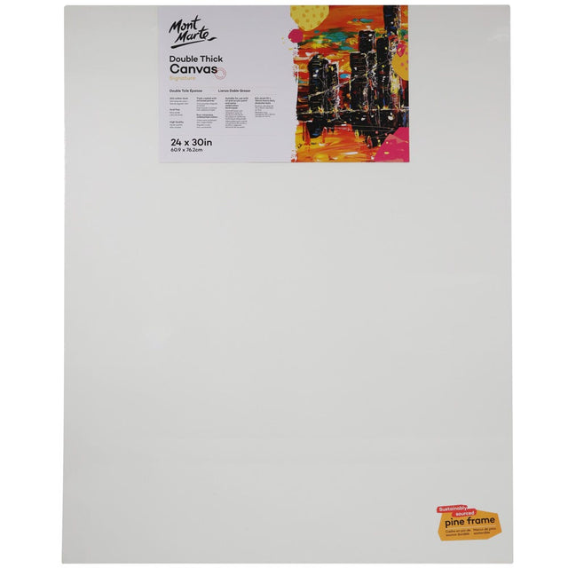 Mont Marte Canvas Double Thick Signature 60.9 X 76.2Cm (24 X 30In)