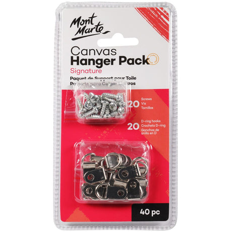 Mont Marte Canvas Hanger Pack Signature 40Pc