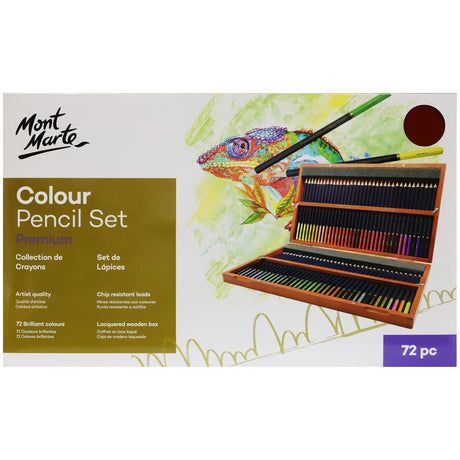 Mont Marte Colour Pencils Box Set Premium 72Pc
