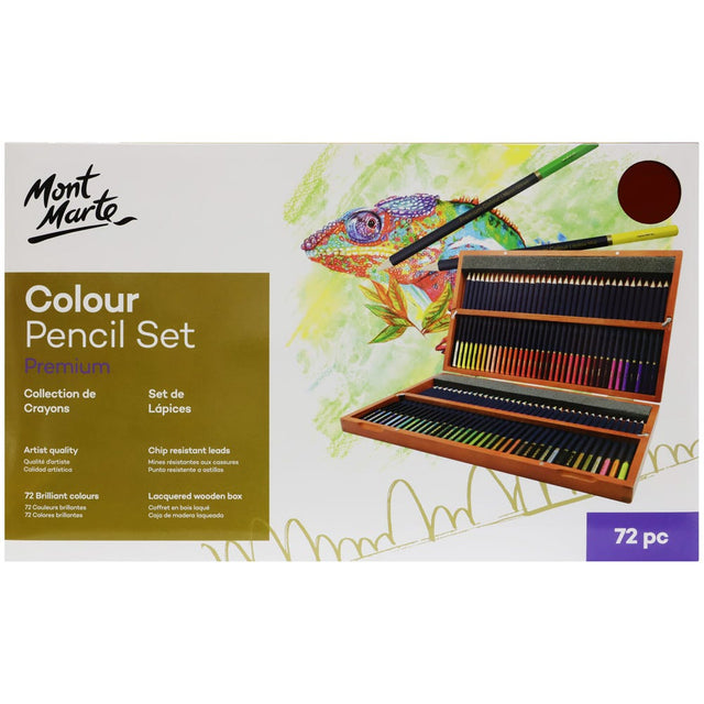 Mont Marte Colour Pencils Box Set Premium 72Pc