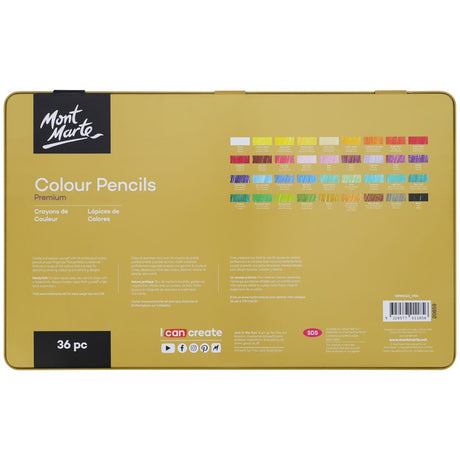 Mont Marte Colour Pencils Premium 36Pc