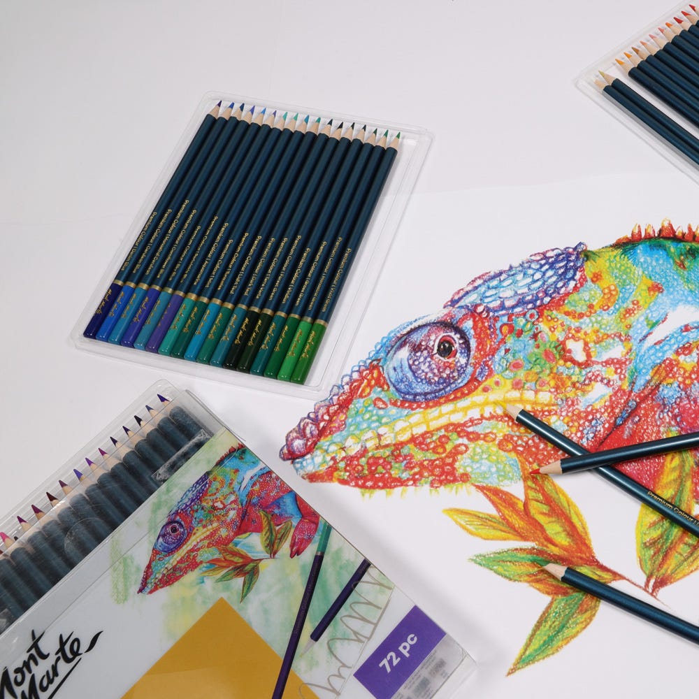 Mont Marte Colour Pencils Premium 72Pc