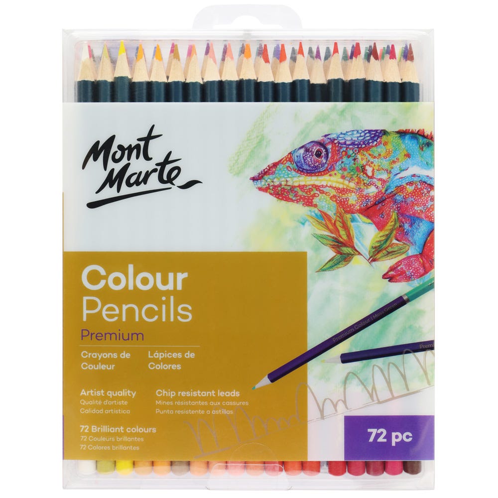 Mont Marte Colour Pencils Premium 72Pc