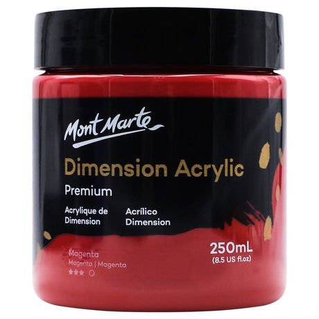 Mont Marte Dimension Acrylic Premium 250ml - Magenta