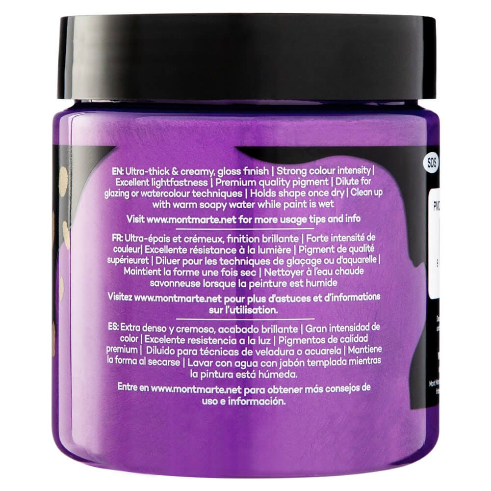 Mont Marte Dimension Acrylic Premium 250Ml 8 5 Us Fl Oz Violet