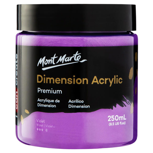 Mont Marte Dimension Acrylic Premium 250ml - Violet