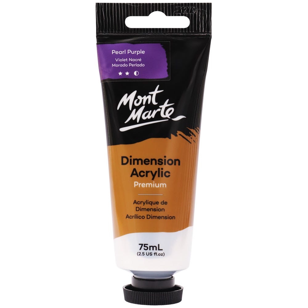 Mont Marte Dimension Acrylic Premium 75ml - Pearl Purple