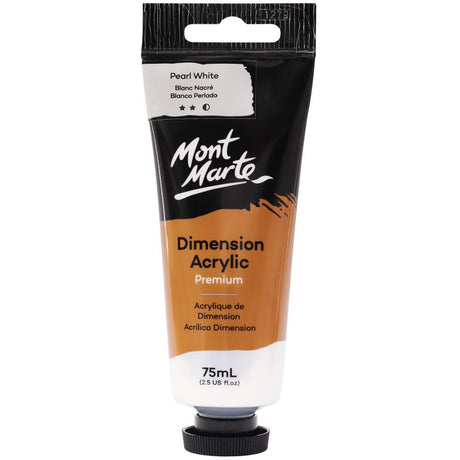 Mont Marte Dimension Acrylic Premium 75ml - Pearl White