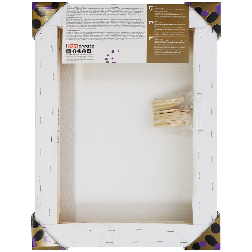 Mont Marte Double Thick Canvas Premium 30 5 X 40 6Cm 12 X 16In