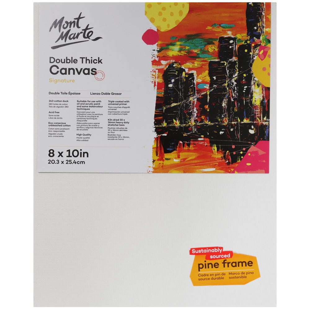Mont Marte Double Thick Canvas Signature 20.3 X 25.4Cm (8 X 10In)