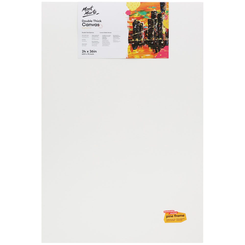 Mont Marte Double Thick Canvas Signature 60.9 X 91.4Cm (24 X 36In)