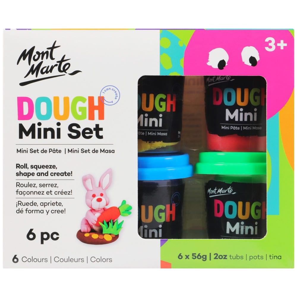 Mont Marte Dough Mini Set 6Pc X 56G (2Oz).