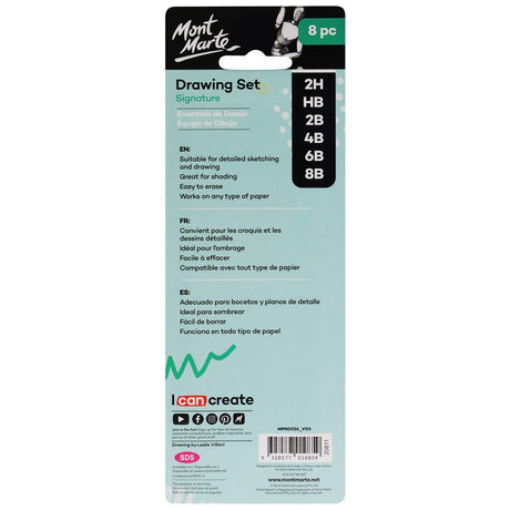 Mont Marte Drawing Set Signature 8Pc