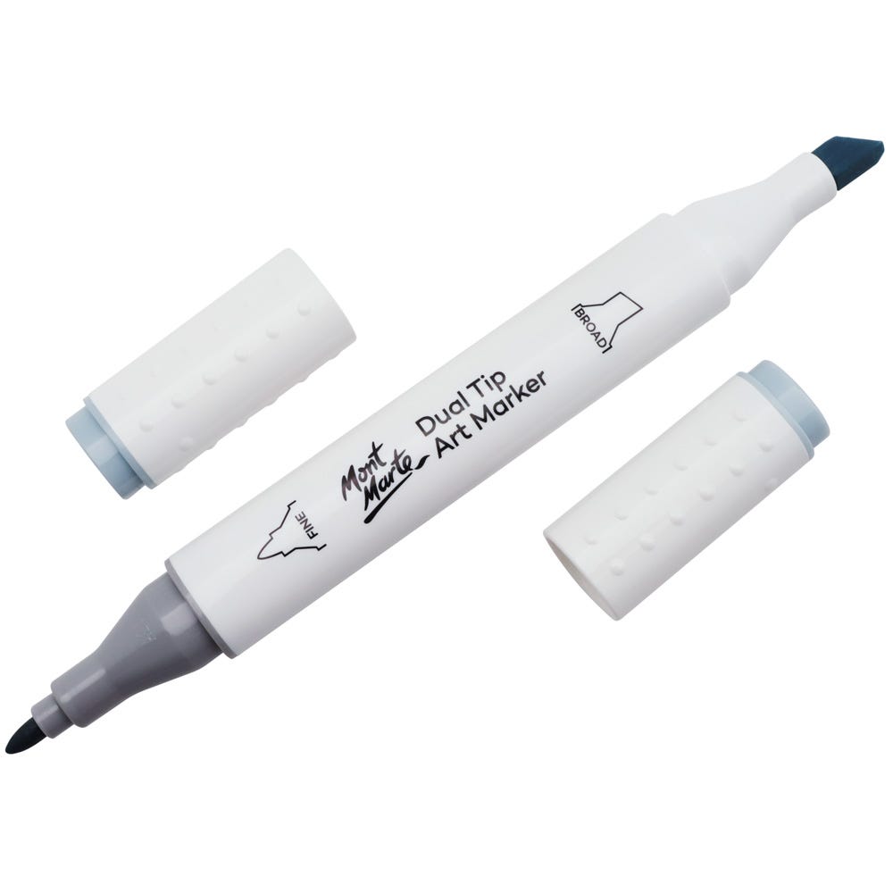 Mont Marte Dual Tip Art Marker Premium - Blue Grey Bg1