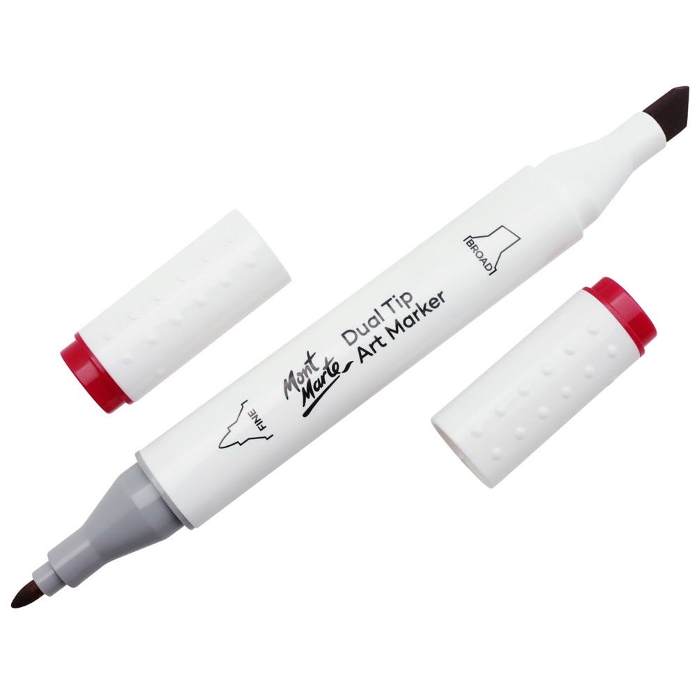 Mont Marte Dual Tip Art Marker Premium - Cherry Pink 5