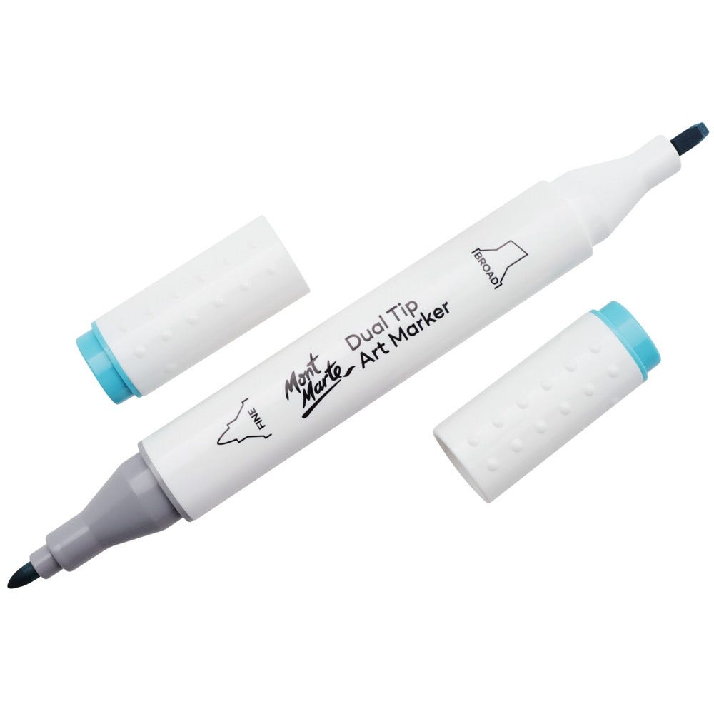 Mont Marte Dual Tip Art Marker Premium - Ice Blue 65