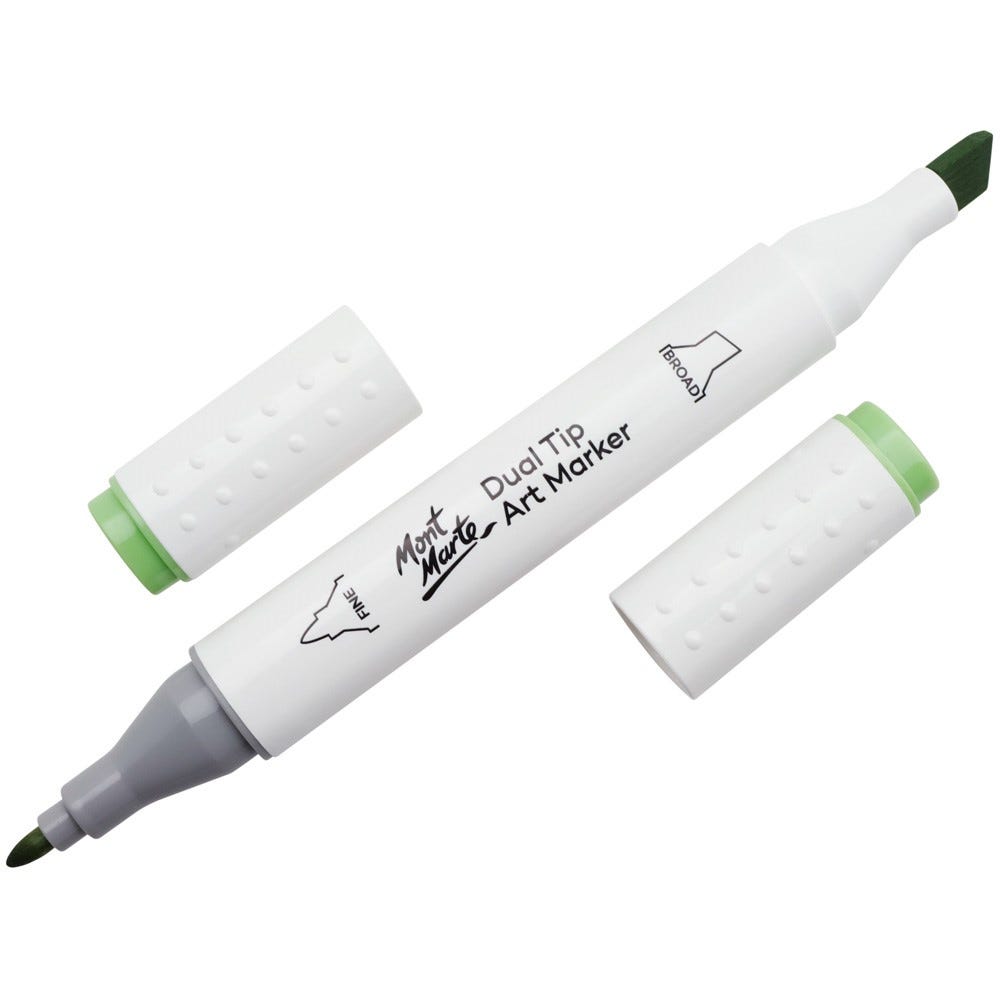 Mont Marte Dual Tip Art Marker Premium - Lime Green 175