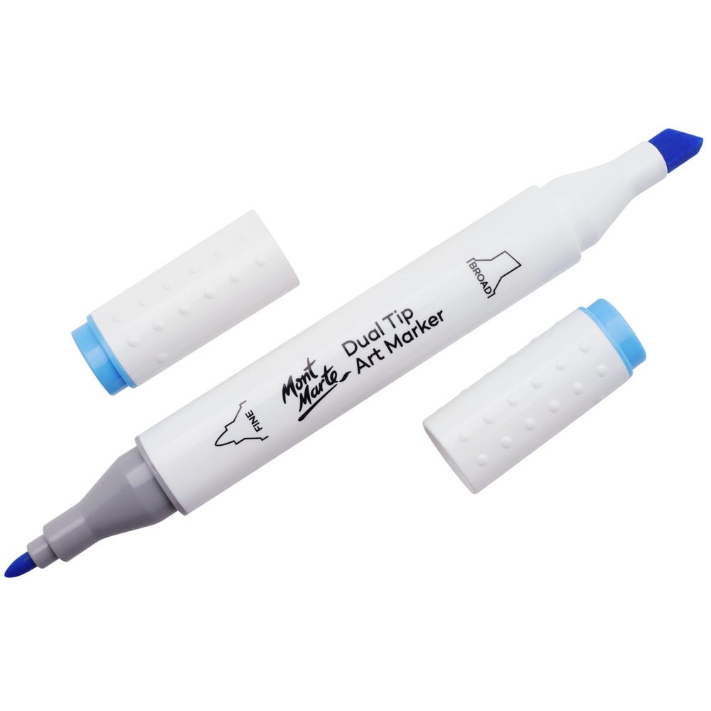 Mont Marte Dual Tip Art Marker Premium - Sky Blue 76