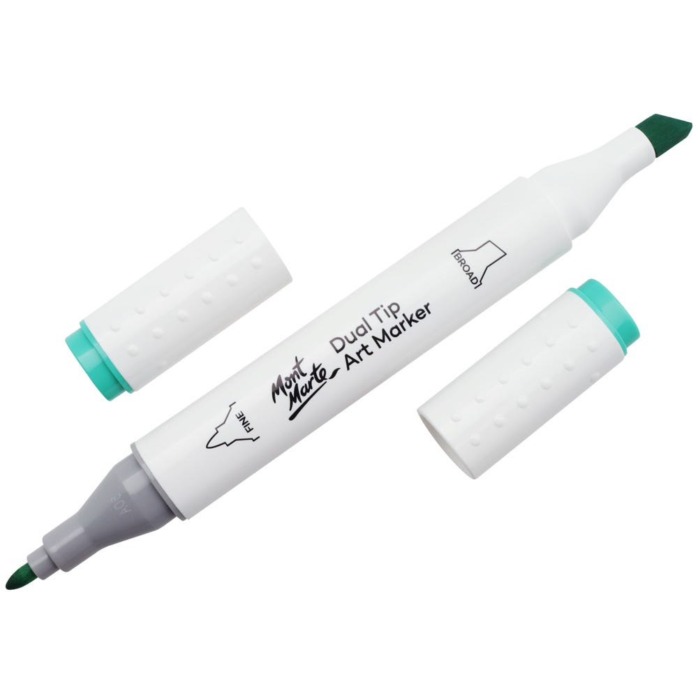 Mont Marte Dual Tip Art Marker Premium - Turquoise Blue 68