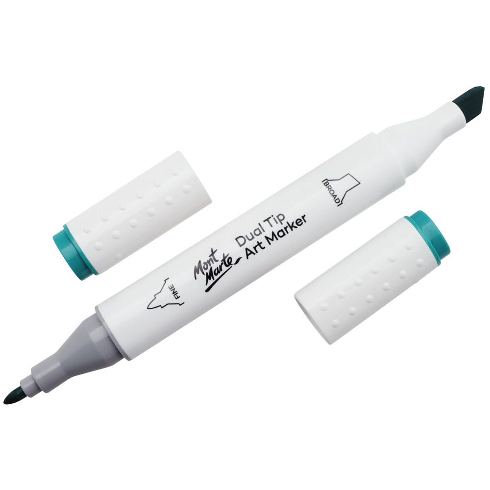 Mont Marte Dual Tip Art Marker Premium - Turquoise Green Light 57