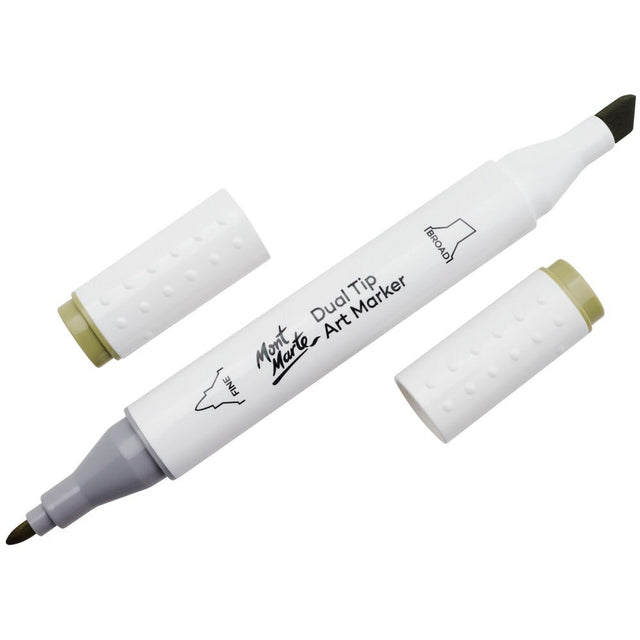 Mont Marte Dual Tip Art Marker Premium - Yellow Green 48