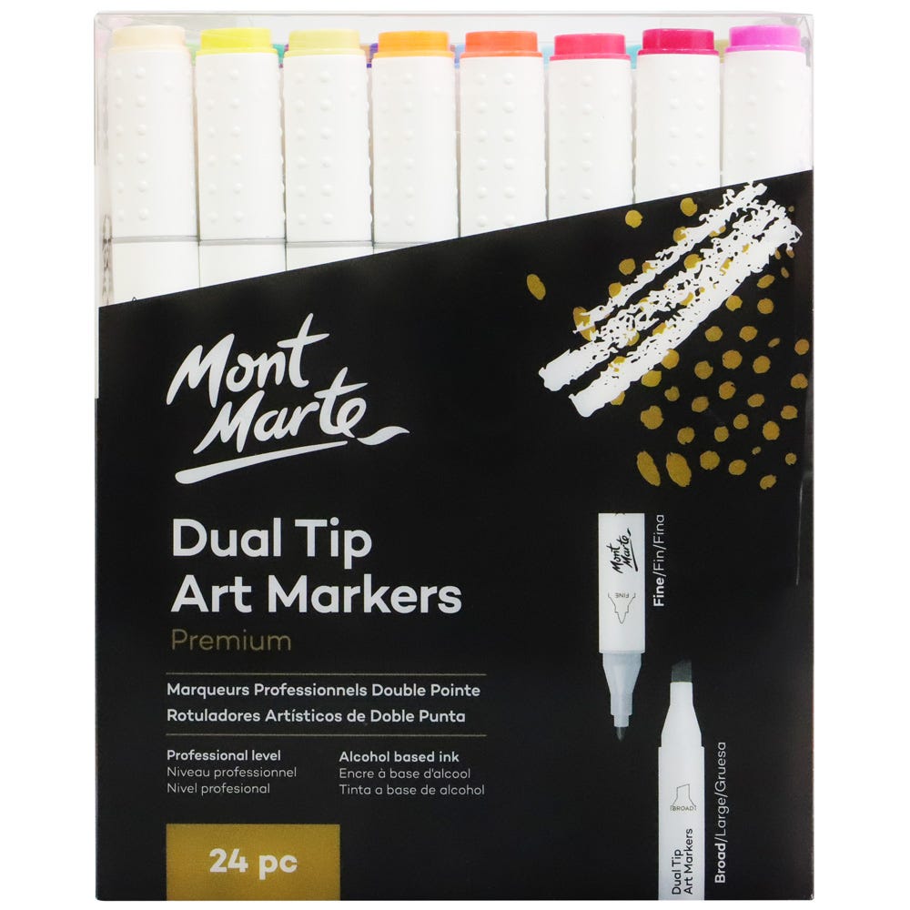 Mont marte dual tip markers store