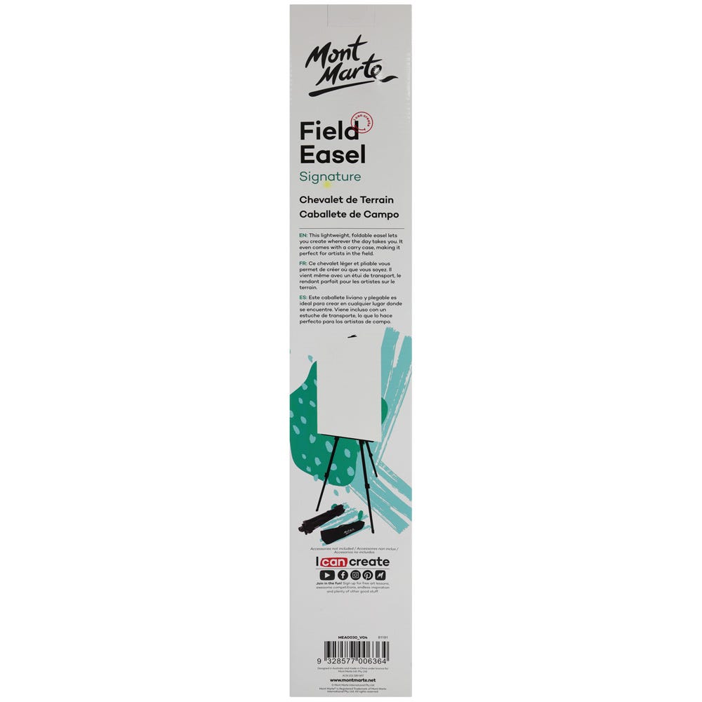 Mont Marte Field Easel Signature