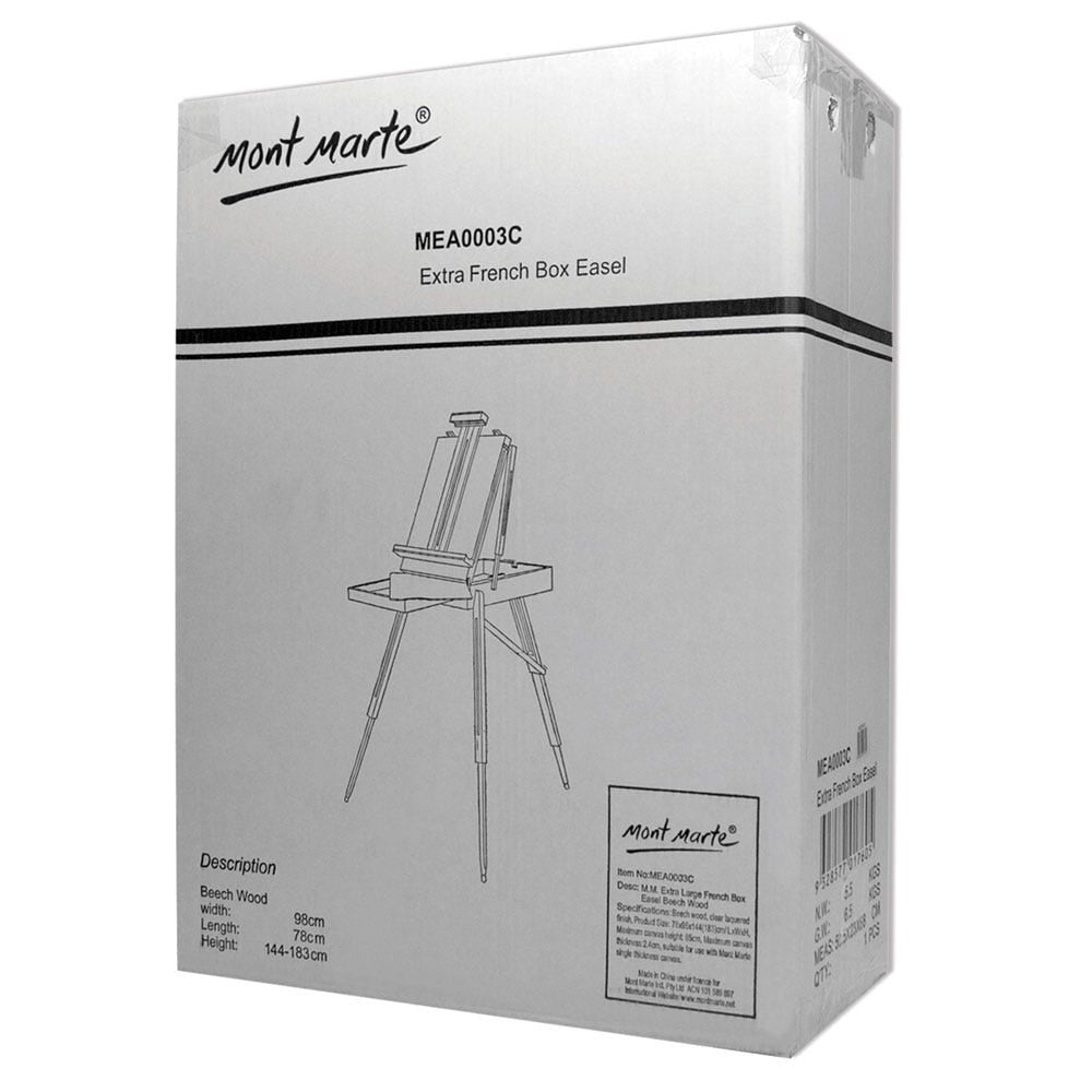 Mont Marte French Box Easel Extra Large