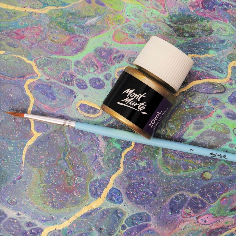 Mont Marte Gold Foil Paint Premium 20Ml 0 68 Us Fl Oz