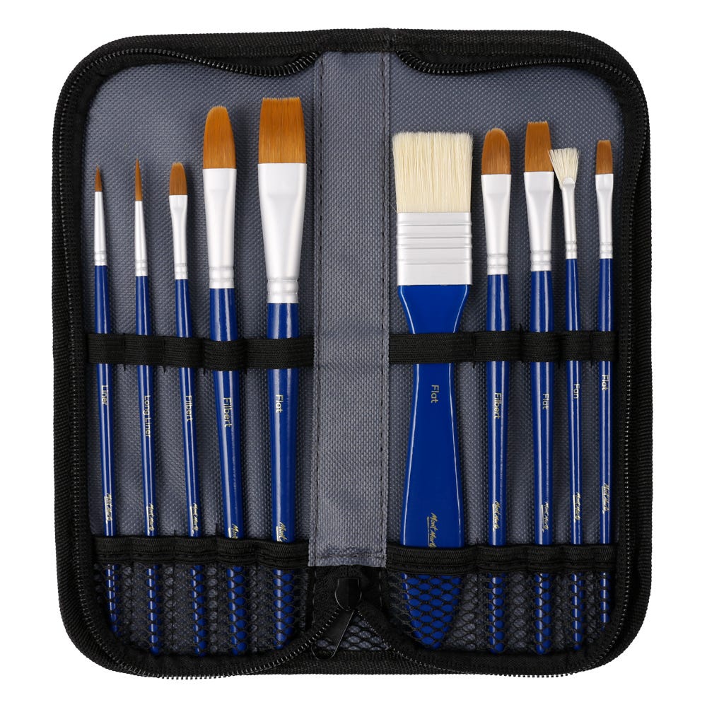 Mont Marte Gouache Brush Set Signature 11Pc