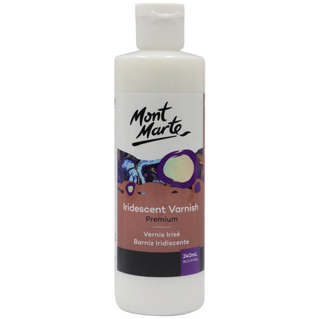 Mont Marte Iridescent Varnish Premium 240Ml (8.12 Us Fl.Oz)