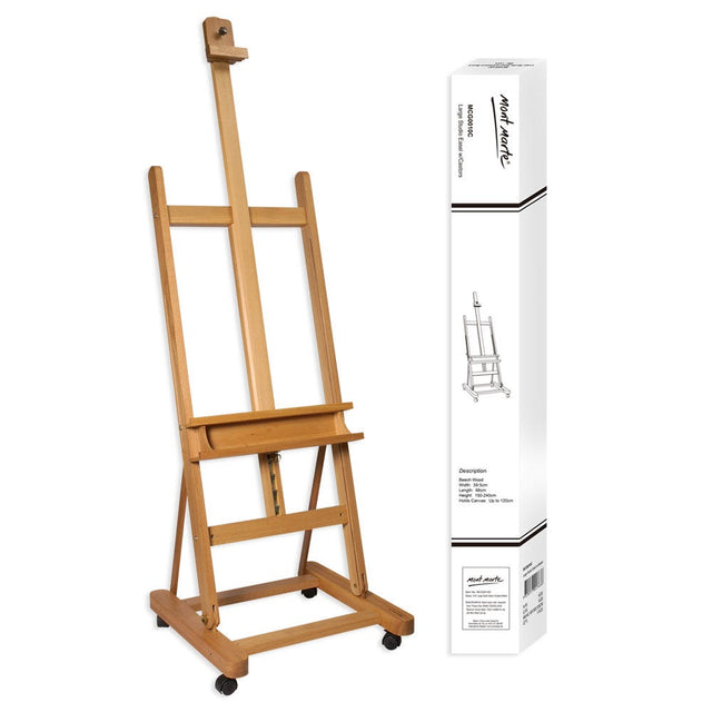 Mont Marte Large Studio Easel With Castors