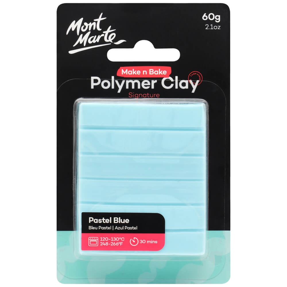 Mont Marte Make N Bake Polymer Clay Signature 60g - Pastel Blue