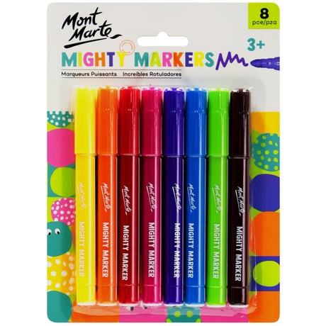 Mont Marte Mighty Markers 8Pc