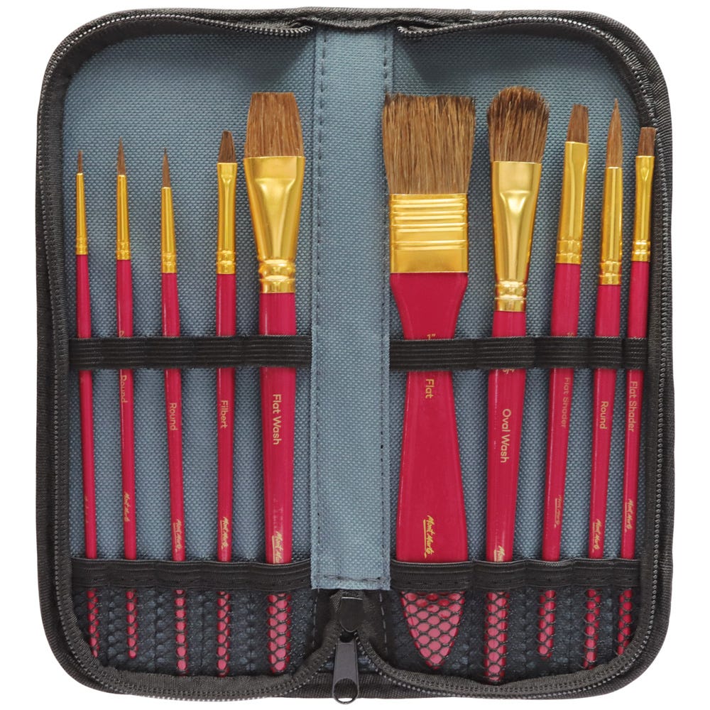 Mont Marte Watercolour Brush Set Signature 11Pc