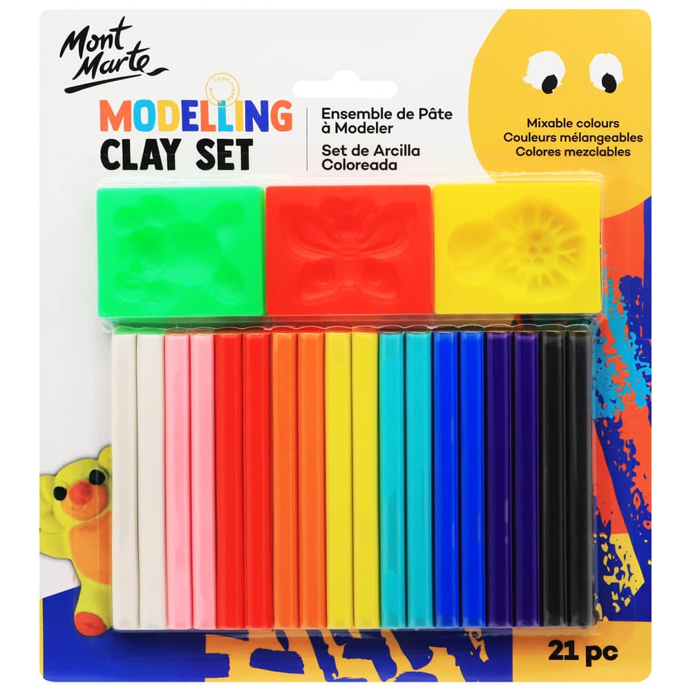 Mont Marte Modelling Clay Set 21Pc