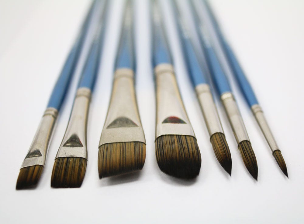 Mont Marte Oil Brush Set Premium 7Pc