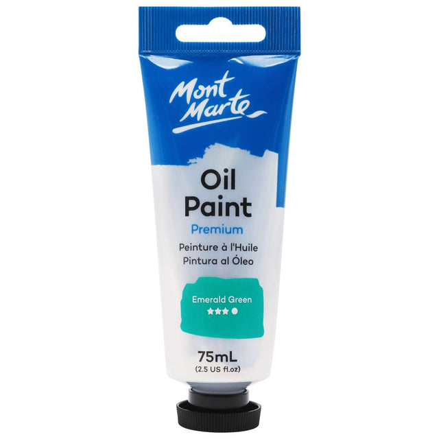 Mont Marte Oil Paint Premium 75ml - Emerald Green