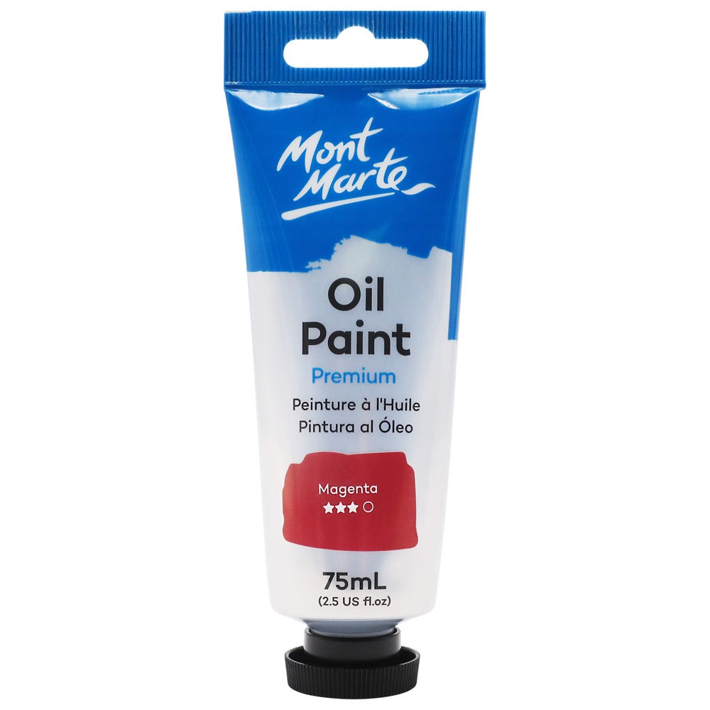 Mont Marte Oil Paint Premium 75ml - Magenta