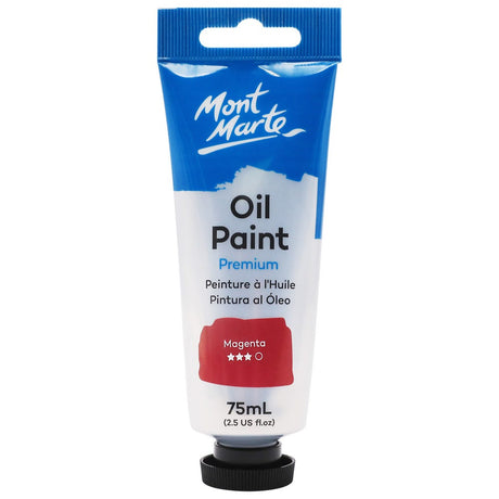 Mont Marte Oil Paint Premium 75ml - Magenta