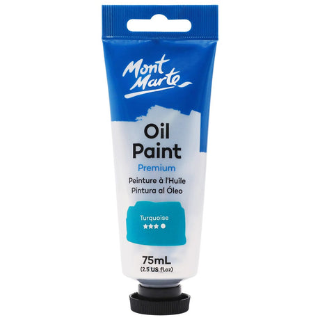 Mont Marte Oil Paint Premium 75ml - Turquoise